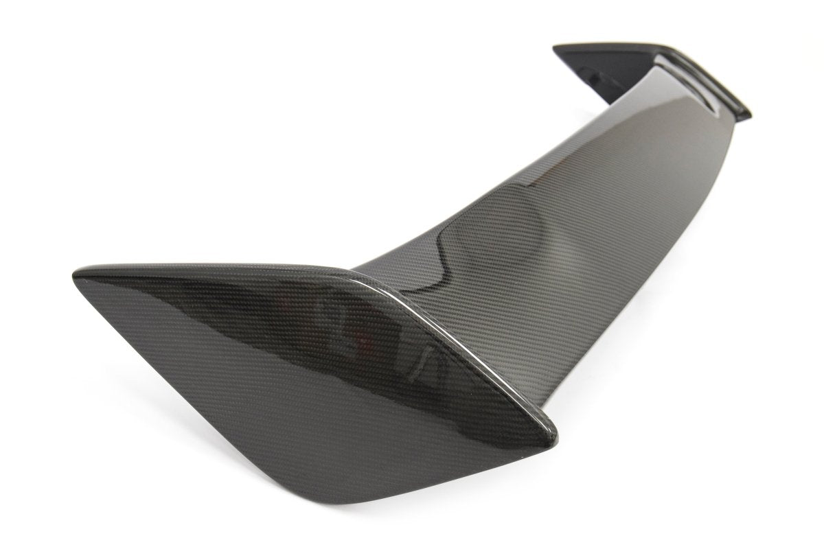 OLM [15 - 21 WRX/STI] Silverline Carbon Fiber OEM S Style Spoiler with Black Bases | OLM15SLINESTICF - JDMuscleSpoilers and WingsOLMOLM15SLINESTICF