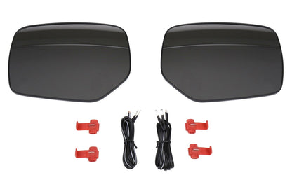 OLM [15 - 21 WRX/STI] Wide Angle Convex Mirrors with Turn Signals - Clear | MRL - WRX14 - LPCH - JDMuscleAftermarket MirrorsOLMMRL-WRX14-LPCH
