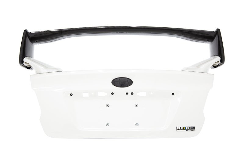 OLM [15+ WRX/STI] STI Style Carbon Fiber/Gloss Black Spoiler w/o bases - JDMuscleSpoilers and WingsOLMA.70161.1