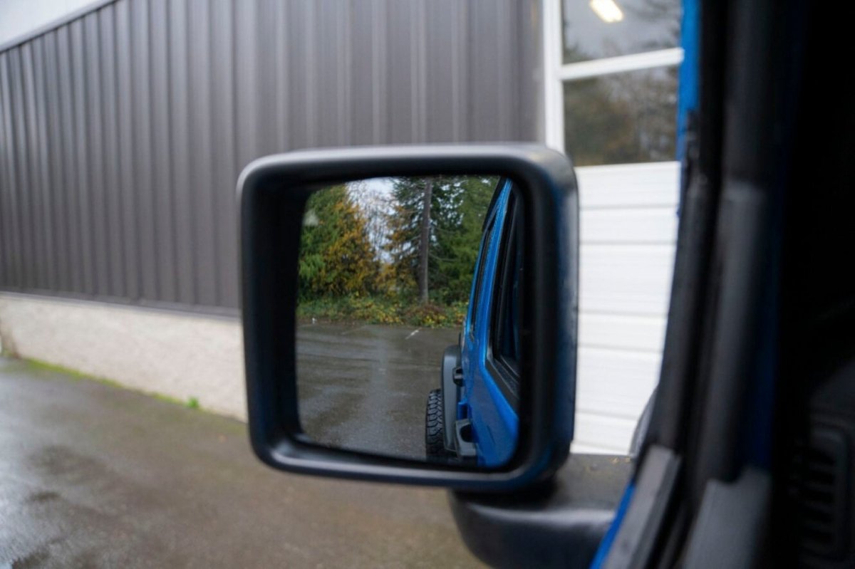 OLM [18+ Wrangler] Convex Mirrors with Defrosters and BSM - Chrome | B.23001.2 - JDMuscleAftermarket MirrorsOLMB.23001.2