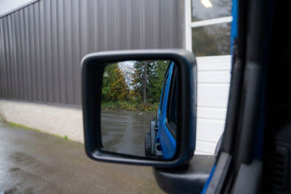 OLM [18+ Wrangler] Convex Mirrors with Defrosters and BSM - Chrome | B.23001.2 - JDMuscleAftermarket MirrorsOLMB.23001.2