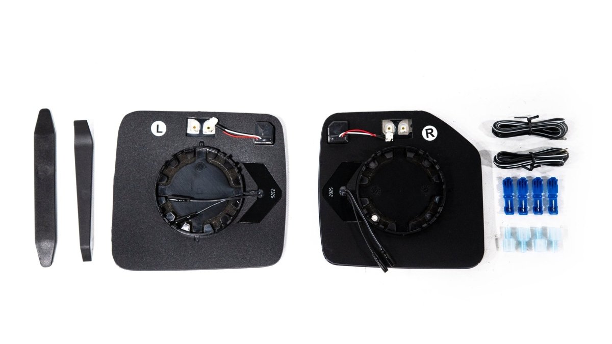 OLM [21+ Ford Bronco] Wide Angle Mirrors with Defrost/BSM/Turn Signal - Chrome | B.16001.5 - JDMuscleAftermarket MirrorsOLMB.16001.5