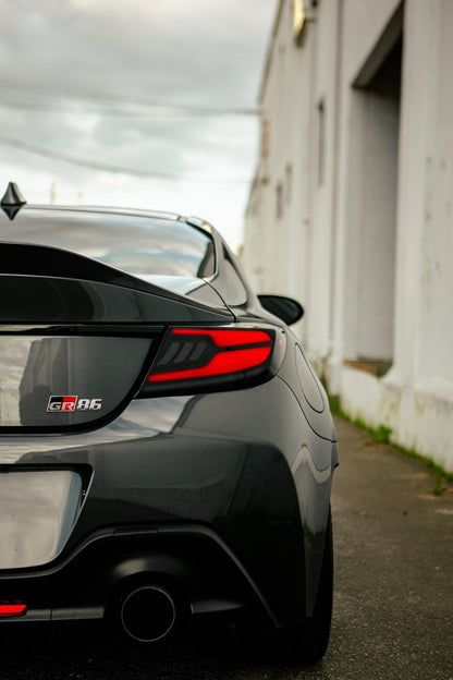 OLM [22 - 26 GR86/BRZ] Raiden LED Taillights - Clear Lens/Red Bar - JDMuscleTail LightsOLME.49016.1-CR