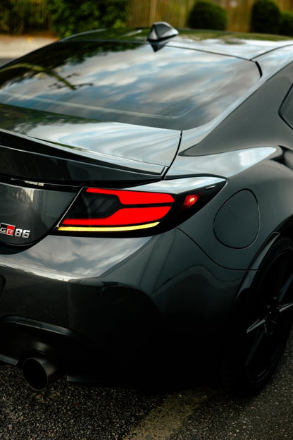 OLM [22 - 26 GR86/BRZ] Raiden LED Taillights - Clear Lens/Red Bar - JDMuscleTail LightsOLME.49016.1-CR