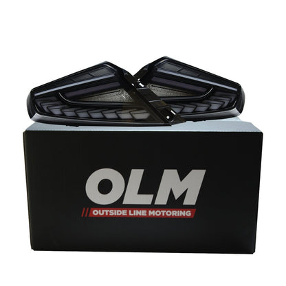 OLM [22-26 WRX] Phantom-Spec LED Taillights - Clear Lens White Optic - JDMuscleTail LightsOLME.47005.1-CW