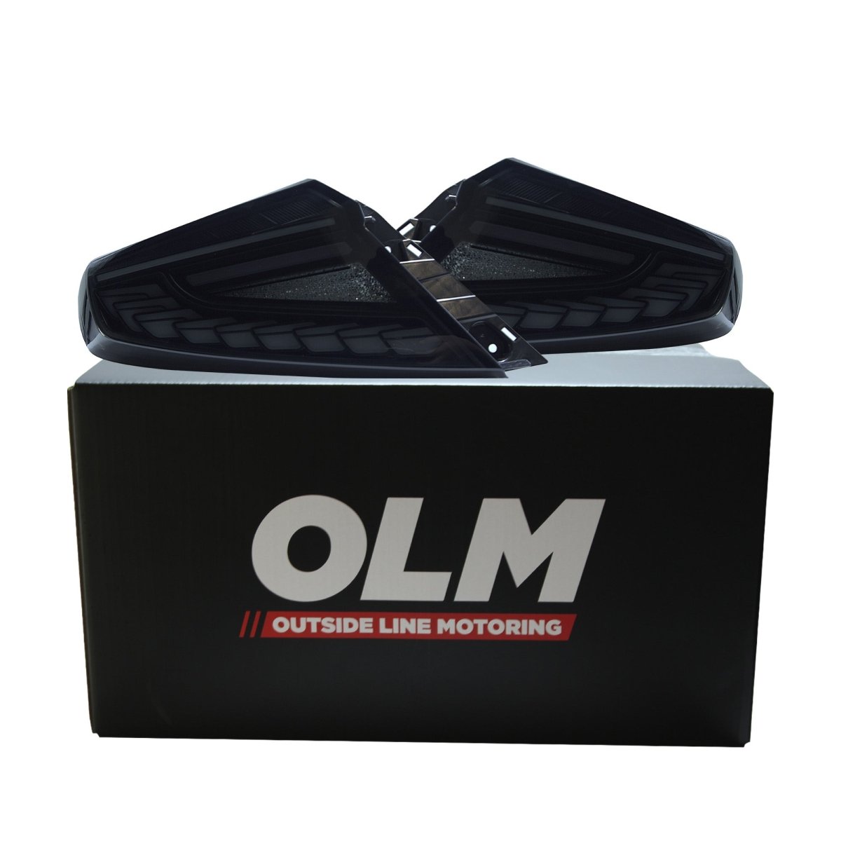 OLM [22-26 WRX] Phantom-Spec LED Taillights - Smoke Lens White Optic - JDMuscleTail LightsOLME.47005.1-SW