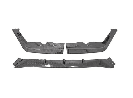 OLM 3 Piece Carbon Fiber Low Pro Lip - 2015 - 2017 WRX / STI - JDMuscleOLMA.70070.1