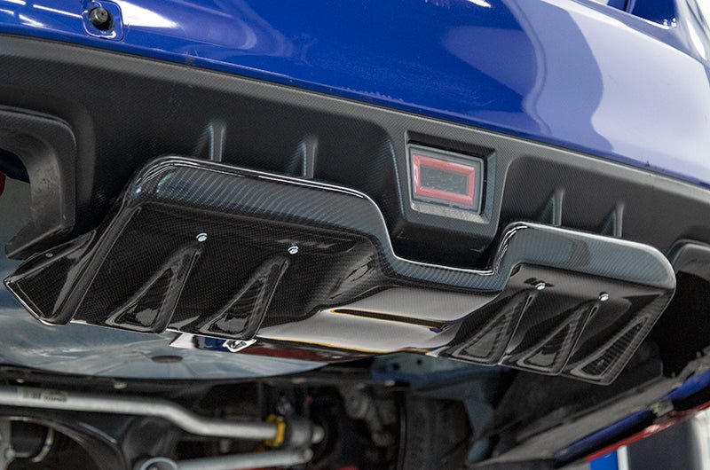 OLM A1 Style Carbon Fiber Rear Diffuser - 2015 - 2021 WRX / STI - JDMuscleOLMA.70177.1