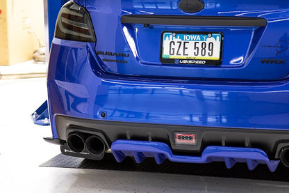 OLM A1 Style Paint Matched Rear Diffuser (Ice Silver Metallic) - 2015 - 2021 Subaru WRX / STI - JDMuscleOLMA.70189.1-G1U