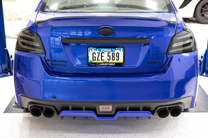 OLM A1 Style Paint Matched Rear Diffuser (Ice Silver Metallic) - 2015 - 2021 Subaru WRX / STI - JDMuscleOLMA.70189.1-G1U