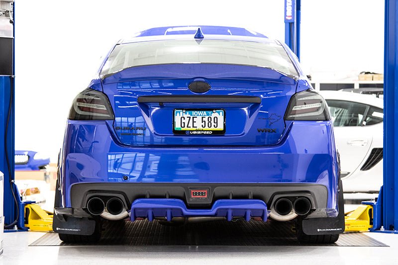 OLM A1 Style Paint Matched Rear Diffuser (Ice Silver Metallic) - 2015 - 2021 Subaru WRX / STI - JDMuscleOLMA.70189.1-G1U