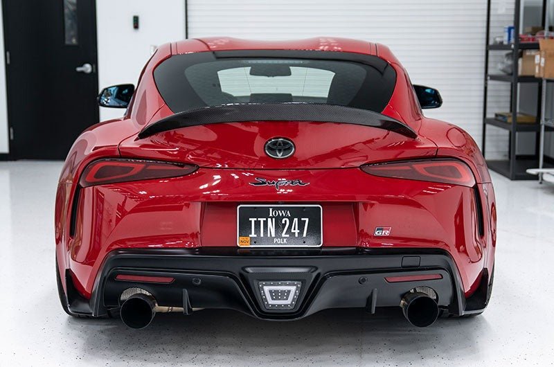 OLM AS Style Carbon Fiber Duckbill Spoiler - 2020+ Supra - JDMuscleOLMA.70224.1