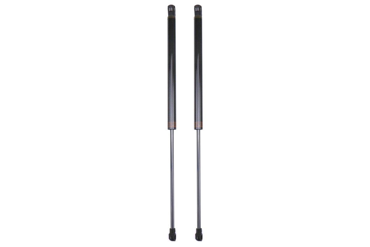 OLM Black Carbon Fiber Hood Dampers - 15+ WRX / STI - JDMuscleOLMHDP-WRX14-CF