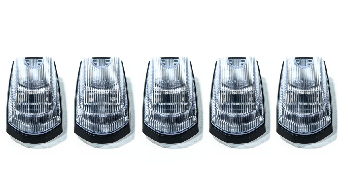 OLM Cab Light Replacement Set (Clear Lens/Amber Light) - 2017 - 2022 Ford Super Duty F250/F350 - JDMuscleOLME.16052.1