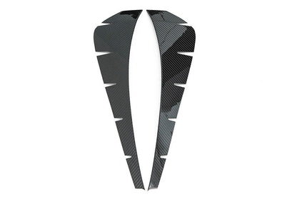 OLM Carbon Fiber Front Fender Vent Insert - 2017 - 2021 Honda Civic Type R FK8 - JDMuscleOLMB.19002.1