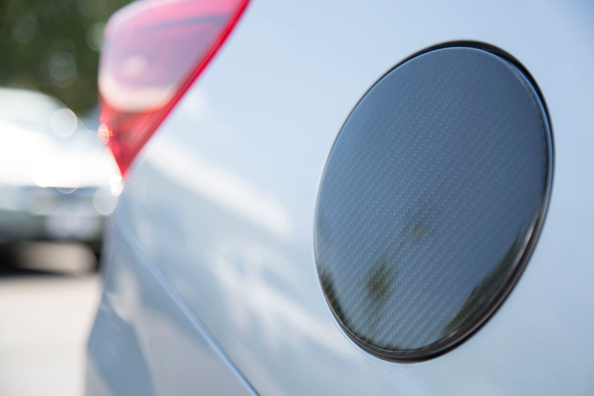 OLM Carbon Fiber Fuel Door Cover [17-23 Impreza 4D] - JDMuscleExterior GarnishesOLMTC-IMP174D-DCF