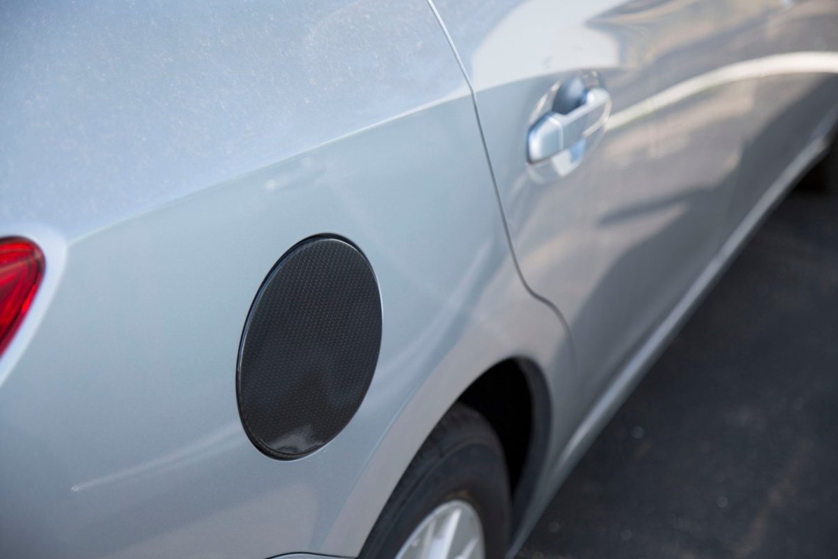OLM Carbon Fiber Fuel Door Cover [17-23 Impreza 4D] - JDMuscleExterior GarnishesOLMTC-IMP174D-DCF