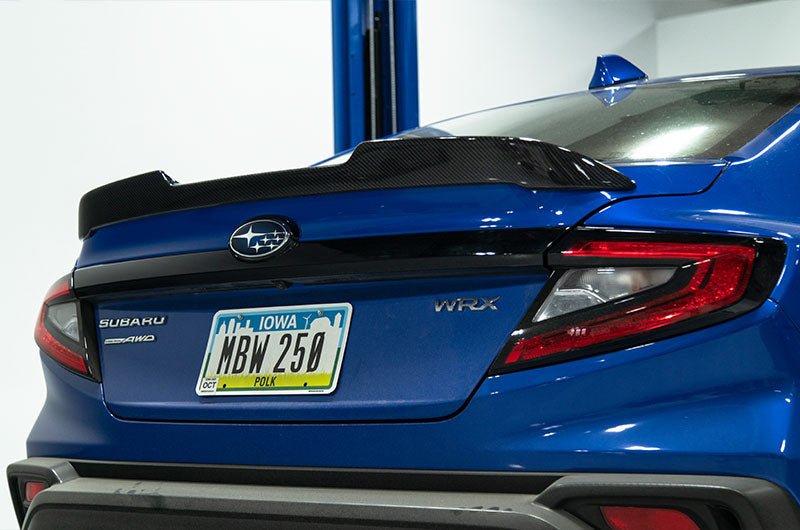 OLM Carbon Fiber Low Profile Trunk Spoiler - 2022+ WRX - JDMuscleOLMB.47014.1