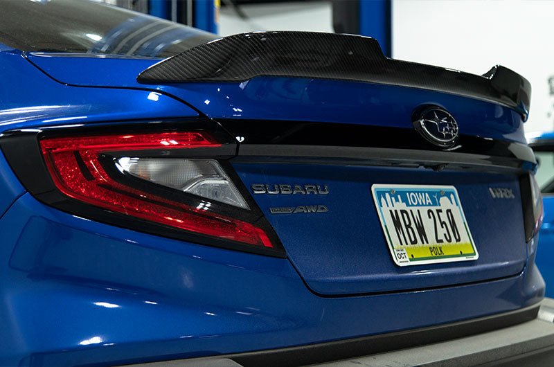 OLM Carbon Fiber Low Profile Trunk Spoiler - 2022+ WRX - JDMuscleOLMB.47014.1