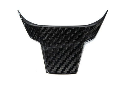 OLM Carbon Fiber Lower Steering Wheel Cover (Gloss Finish) - 2016 - 21 Honda Civic / 2017 - 21 Honda Civic Type R - JDMuscleOLMC.19005.1