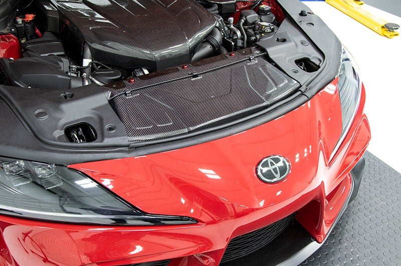 OLM Carbon Fiber Radiator Cooling Plate - 2020 Supra - JDMuscleOLMA.70165.1