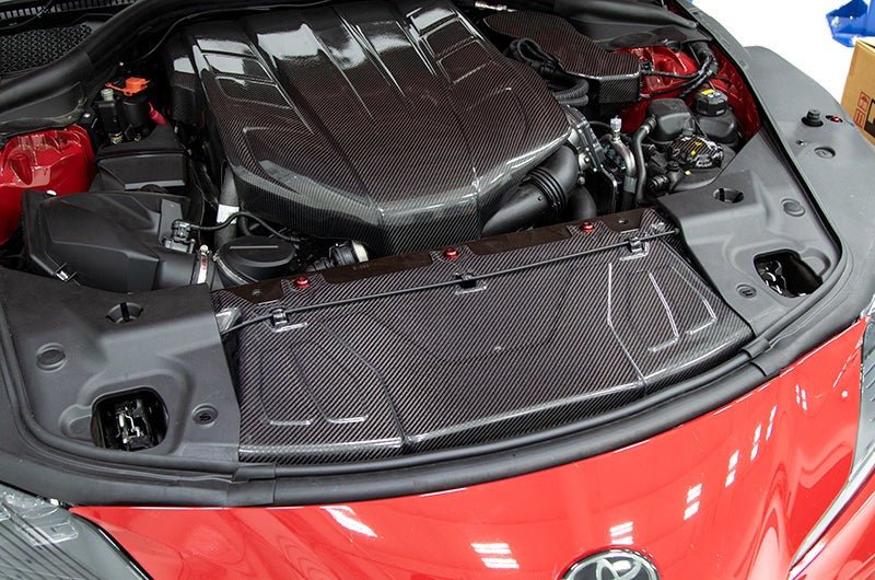 OLM Carbon Fiber Radiator Cooling Plate - 2020 Supra - JDMuscleOLMA.70165.1