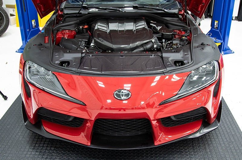 OLM Carbon Fiber Radiator Cooling Plate - 2020 Supra - JDMuscleOLMA.70165.1