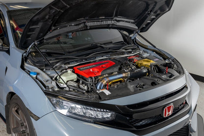 OLM Carbon Fiber Wrapped Hood Struts - 2017 - 2021 Honda Civic Type R - JDMuscleOLMB.19004.1