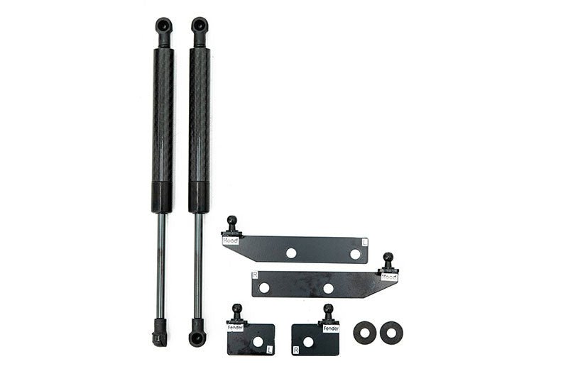 OLM Carbon Fiber Wrapped Hood Struts - 2022+ BRZ/86 - JDMuscleOLMA.70262.1