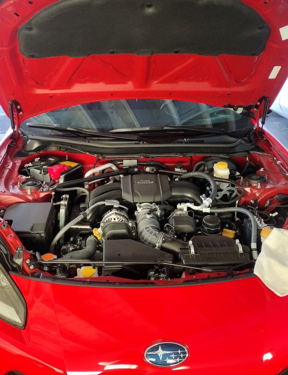OLM Carbon Fiber Wrapped Hood Struts - 2022+ BRZ/86 - JDMuscleOLMA.70262.1