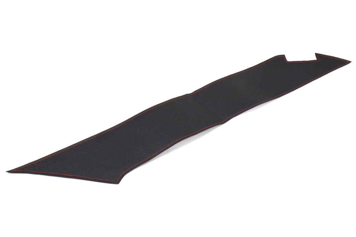 OLM Carbon Look Kick Guard Protection Set with Red Stitching - 2013 - 2021 Scion FR - S / Subaru BRZ / Toyota 86 - JDMuscleOLMA.70056.1