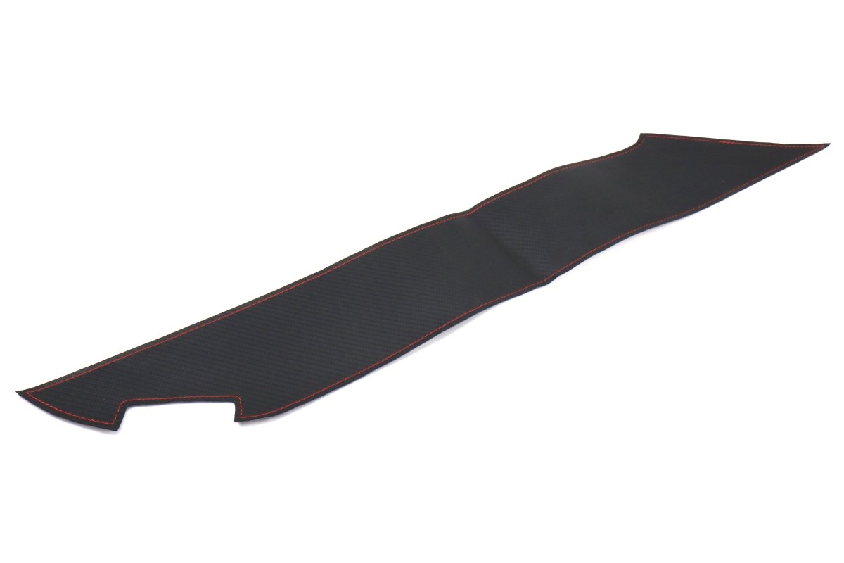 OLM Carbon Look Kick Guard Protection Set with Red Stitching - 2013 - 2021 Scion FR - S / Subaru BRZ / Toyota 86 - JDMuscleOLMA.70056.1