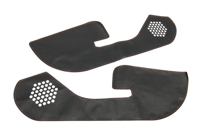 OLM Carbon Look Kick Guard Protection Set with Red Stitching (Non HK Equipped) - 2015 - 2021 Subaru STI - JDMuscleOLMA.70020.1