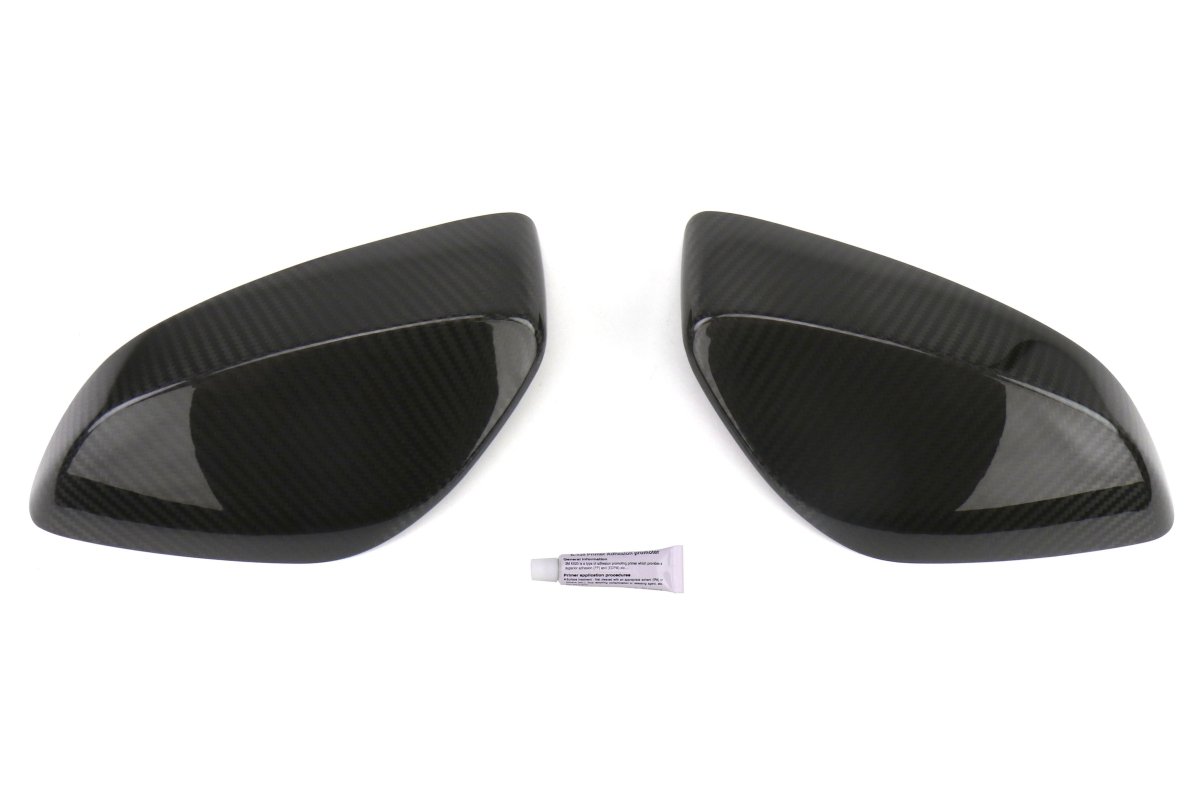 OLM Carbon Mirror Covers - 2013 - 2016 Scion FR - S / 2013 - 2020 Subaru BRZ / 2017 - 2019 Toyota 86 - JDMuscleOLMMRC-FT86-DCF