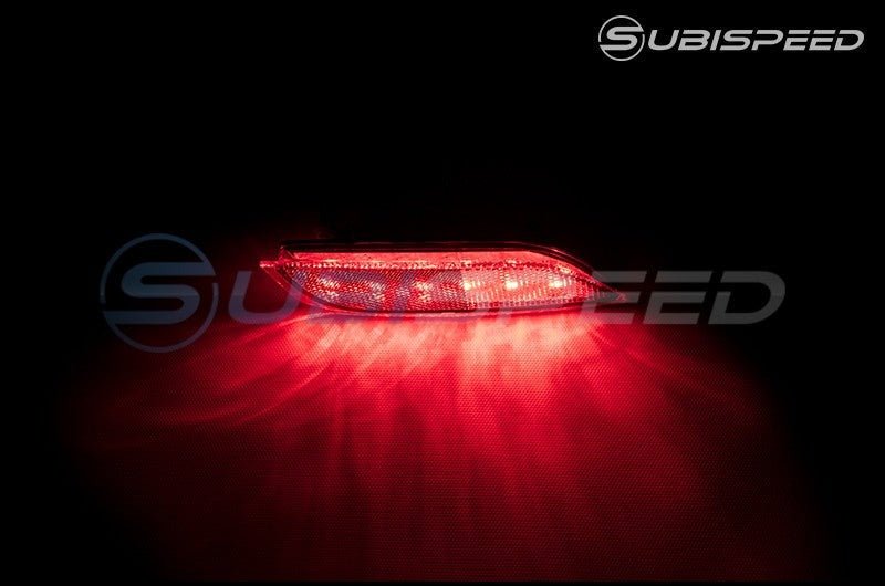 OLM Crosstrek Rear Bumper Reflector with Turn Signals - 2013 - 2017 Crosstrek - JDMuscleOLMRBR-XV12-N