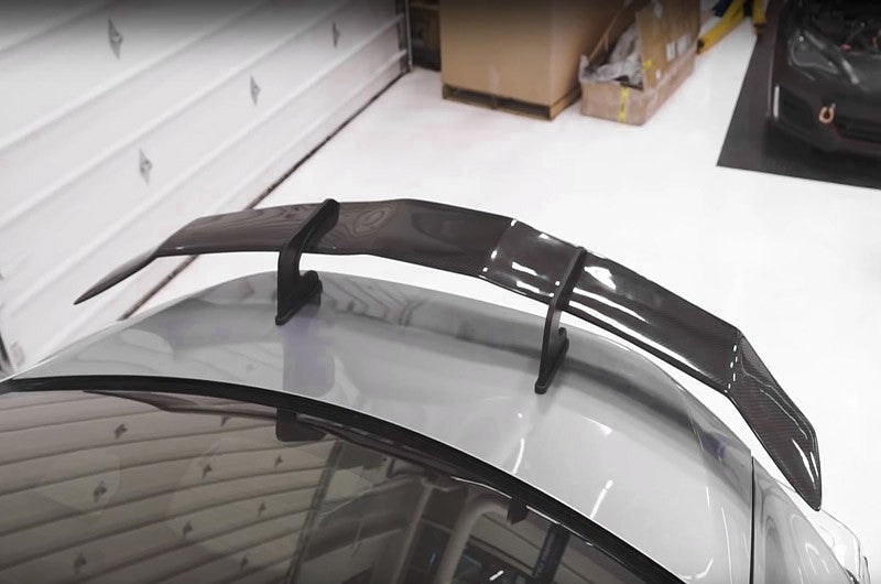 OLM DL Style Carbon Fiber Gooseneck Spoiler - 2013 - 2016 Scion FR - S / 2013 - 2021 BRZ / 2017 - 2020 Toyota 86 - JDMuscleOLMA.70057.1