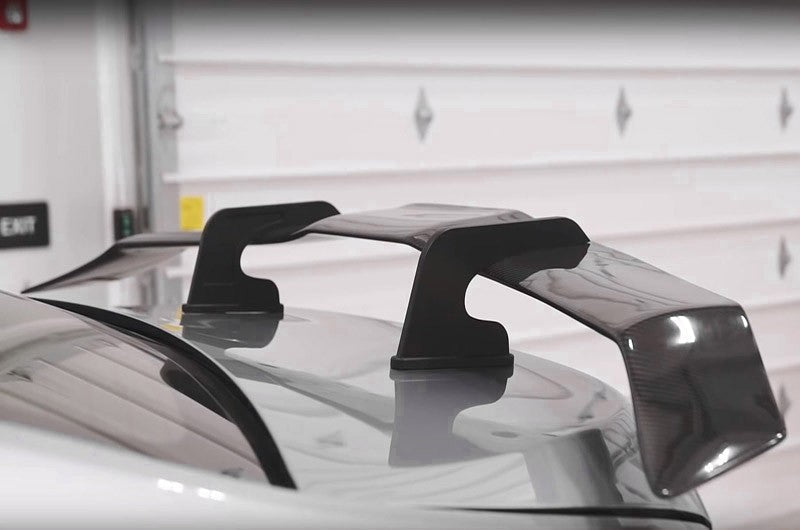 OLM DL Style Carbon Fiber Gooseneck Spoiler - 2013 - 2016 Scion FR - S / 2013 - 2021 BRZ / 2017 - 2020 Toyota 86 - JDMuscleOLMA.70057.1