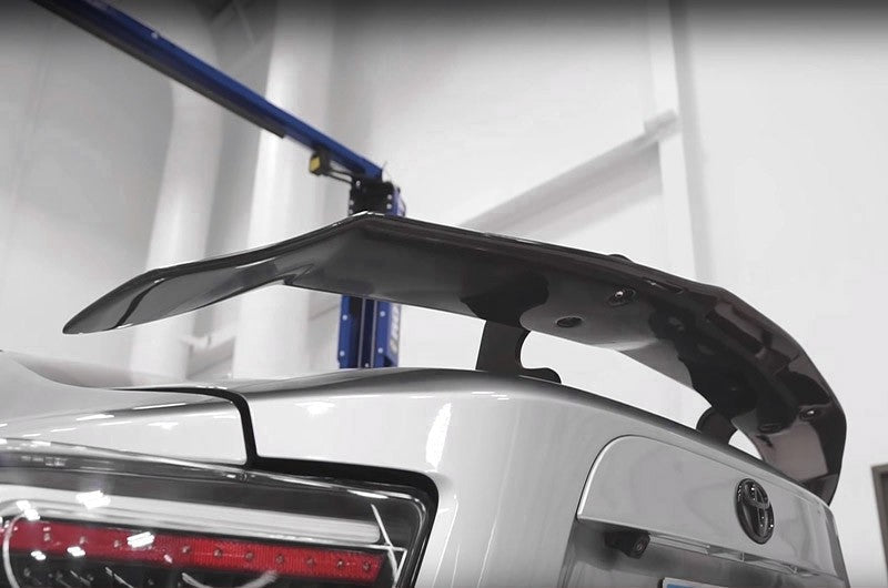 OLM DL Style Carbon Fiber Gooseneck Spoiler - 2013 - 2016 Scion FR - S / 2013 - 2021 BRZ / 2017 - 2020 Toyota 86 - JDMuscleOLMA.70057.1