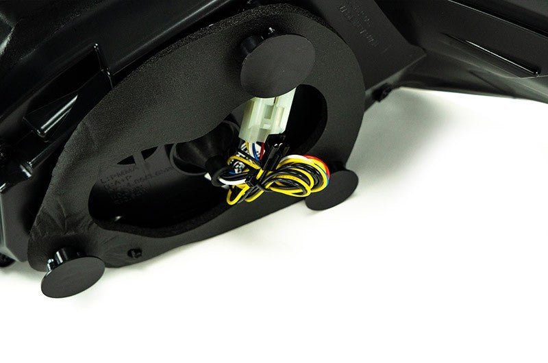 OLM Evolution Tail Lights (Clear Lens, Black Base, Red Bar) - 2015 - 2021 WRX / STI - JDMuscleOLMA.70032.1-CBR