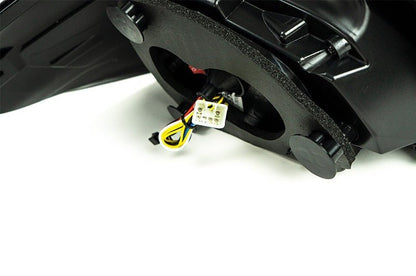 OLM Evolution Tail Lights (Clear Lens, Black Base, Red Bar) - 2015 - 2021 WRX / STI - JDMuscleOLMA.70032.1-CBR