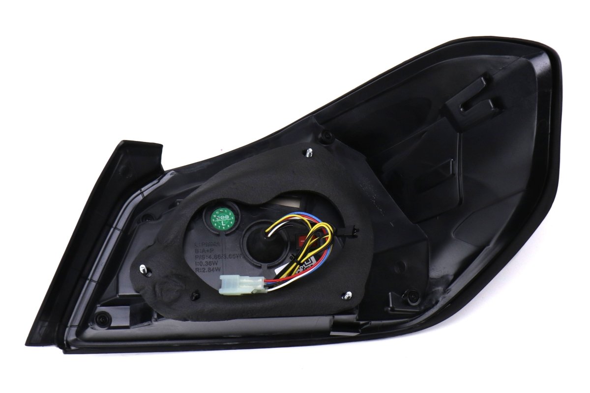 OLM Evolution Tail Lights (Smoked Lens, Black Base, Red Bar) - 2015 - 2021 WRX / STI - JDMuscleOLMA.70032.1-SBR