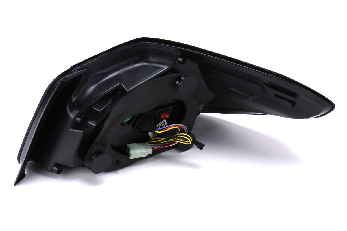 OLM Evolution Tail Lights (Smoked Lens, Black Base, Red Bar) - 2015 - 2021 WRX / STI - JDMuscleOLMA.70032.1-SBR