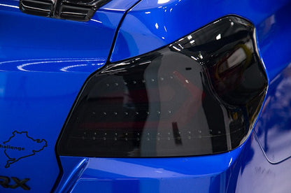 OLM Evolution Tail Lights (Smoked Lens, Black Base, Red Bar) - 2015 - 2021 WRX / STI - JDMuscleOLMA.70032.1-SBR