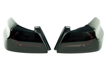 OLM Evolution Tail Lights (Smoked Lens, Black Base, Red Bar) - 2015 - 2021 WRX / STI - JDMuscleOLMA.70032.1-SBR