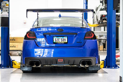 OLM Evolution Tail Lights (Smoked Lens, Black Base, White Bar) - 2015 - 2021 WRX / STI - JDMuscleOLMA.70032.1-SB