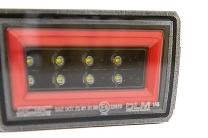 OLM F1 NB+R V2 (Clear Lens, Gloss Black Base, Red Bar) - 2015 - 2020 WRX / STI - JDMuscleOLMA.70219.2