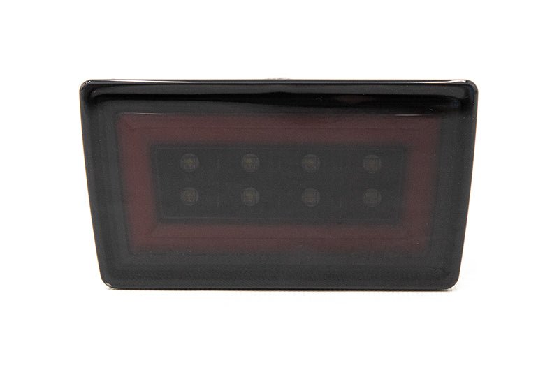 OLM F1 NB+R V2 (Smoke Lens, Gloss Black Base, Red Bar) - 2015 - 2020 WRX / STI - JDMuscleOLMA.70219.4