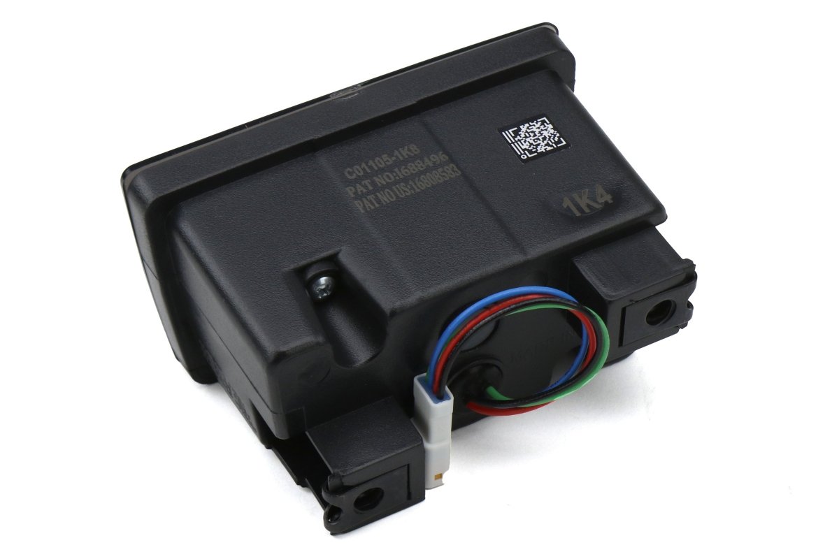 OLM F1 NB+R V2 (Smoke Lens, Gloss Black Base, Red Bar) - 2015 - 2020 WRX / STI - JDMuscleOLMA.70219.4