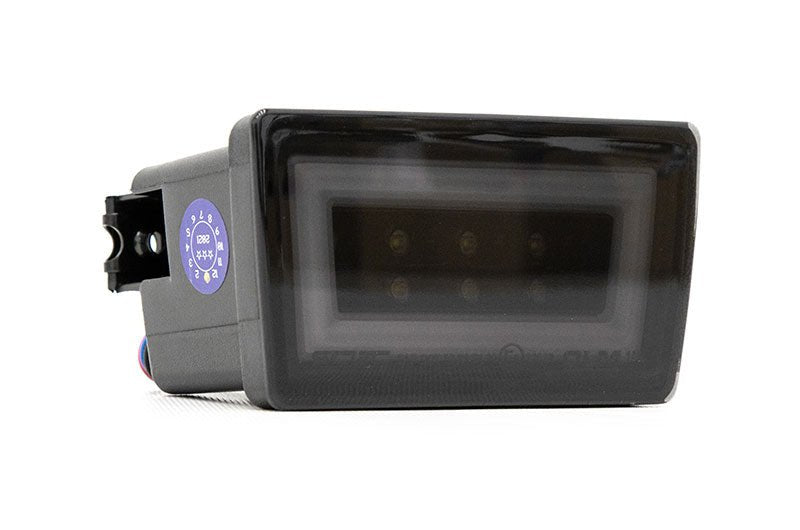 OLM F1 NB+R V2 (Smoke Lens, Gloss Black Base, White Bar) - 2022 WRX - JDMuscleOLMA.70219.11