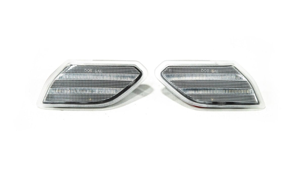 OLM Full Replacement LED Front Sidemarkers - 2018+ Jeep Wrangler - JDMuscleOLME.23004.1Clear